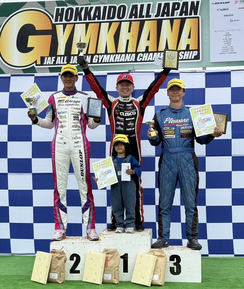 2025全日本ジムカーナRd5 スナガワ・菱井選手GRヤリスが優勝！