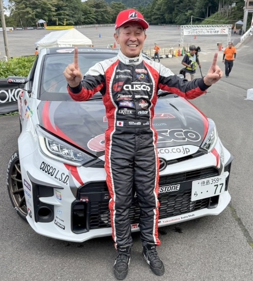 菱井選手が全日本ジムカーナV4達成＆18度目のタイトル獲得！