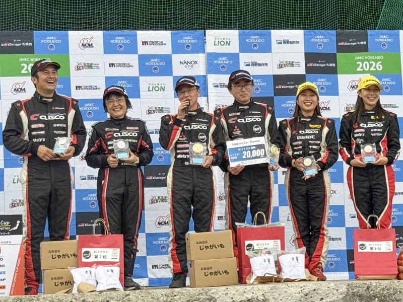 XCRスプリントカップ最終戦とかち・クスコ1-2-3フィニッシュ達成!